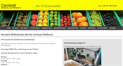 Desktop Screenshot of molkicaviezel.ch