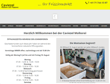 Tablet Screenshot of molkicaviezel.ch